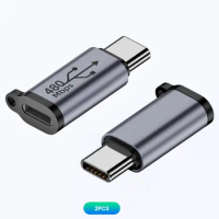 2PCS USB Type-C For Lightning Adapter Type C to Lightning Mini Micro to Micro to iPhone Xiaomi Samsung HUAWEI Charger Data Cable