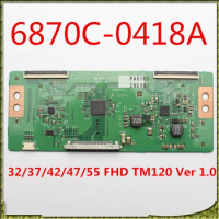 6870C-0418A 32 37 42 47 55 FHD TM120 Ver 1.0 T-CON CARD for TV Replacement Board Tcon 6870C0418 Original Logic Board 6870C 0418A
