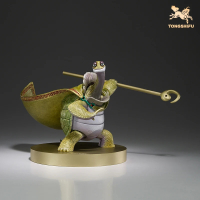 งานฝีมือทองแดง ภาพยนตร์การ์ตูนจีน ฟิกเกอร์สัตว์ Kung Fu Panda ประติมากรรม Master Oogway ของตกแต่ง ตก