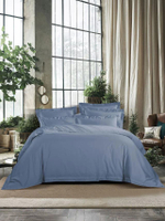 ชุดผ้าปูที่นอน 6 ฟุต 5 ชิ้น (คิงไซส์) รุ่น HAVEN สีFaded Denim