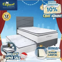 Kasur Springbed 2 In 1 Blossom Elephant 90 x 200 Abu