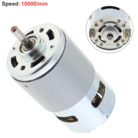 795 DC 12V 10000RPM Double Ball Bearing High Speed Motor with Cooling Fan and High Torque for Sprayer Car Wash Pump electric fan