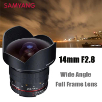 Samyang 14mm F2.8 Wide Angle Full Frame Lens For Sony Canon EF Nikon Camera Lens Like For Canon 1200D 60D Sony zve10 A6000