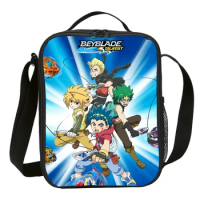 Anime Beyblade Burst Lunch Box Bag Thermal Insulation Bag Meal Bag Single-Shoulder Bag Women Kids Portable Small