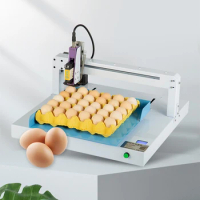 Egg Inkjet Printer 12.7MM Online Thermal Inkjet Printer for Egg QR Barcode Variable Date Expiry Date Number Logo