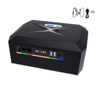 60W Mini UPS Uninterruptible UPS Power Supply 20800mA 5/9/12V for WiFi Router