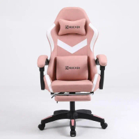HANRIVER & KUCADI Kursi Kerja / Kursi Gaming / Katun Dan Linen Bernapas / Kursi Belajar / Kursi Sant