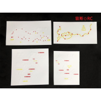 宙斯RC. 1:10仿真攀岩車 賽道裝飾 貼紙 路線地圖 TRX4 SCX10 KM2 D90 90046
