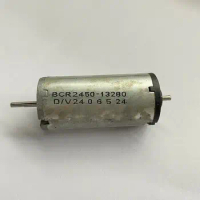 BCR2450 24mm*50mm Round Cylinder Electric Motor DC 12V-24V Strong Large Torque dual shaft