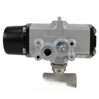 Stainless steel 316 pneumatic ball valve CS-UTE 6-inch 1-inch 4-inch shut-off valve in stock