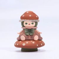 PUCKY Mushroom Baby Action Figure Kawaii Fairy Agaric Figurine Blister Package Art Toy Trendy Fashion Doll