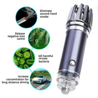 Car Oxygen Purifier Negative Ionic Purifier Ozone Ionizer Cleaner Health Fresh Air Oxygen Bar Formaldehyde Smoke Remover