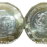 Mexico's 200th anniversary of the country's independence in 2021 commemorative peso