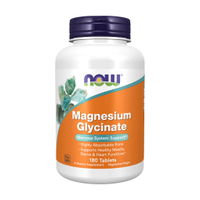 Now Foods Magnesium Glycinate 180 Tablets