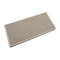 Gas Heater Parts Burning Ceramic Plate 165*75*14mm Honeycomb Infrared Burner Replacement High Effeciency Stove Accessories