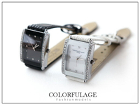 柒彩年代【NE211】范倫鐵諾Valentino原廠正品~真皮錶帶~單支價格