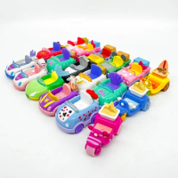 Disney Doorables Stacked Stacked House Vehicle Car Alice Mickey Mouse Rapunzel Little Mermaid Elsa Doll Confirmed Small Model