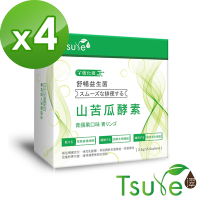 日濢Tsuie 強化版 舒暢益生菌山苦瓜酵素 青蘋果口味 15包/盒x4盒