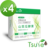 【日濢Tsuie】強化版 舒暢益生菌山苦瓜酵素 青蘋果口味x4盒 (15包/盒)