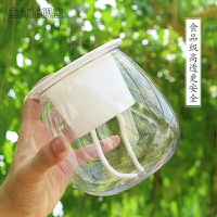 室客透明水培人盆自吸水花盆透明人花盆塑料冬瓜盆