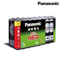 Panasonic NEO 黑色錳乾電池 碳鋅電池3號16入組