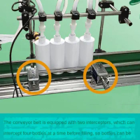 Multi-Head Automatic Liquid Filling Machine Conveyor Belt Assembly Line Laundry Detergent Liquor Small Quantitative Dispenser