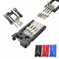19 In 1 Multi Function Cycling Bike Repair Tools Sets Mountain Road Bike Tool Kit Foldable Hex Wrench Cycle Screwdriver Tool
