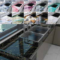 STIKER DAPUR 60cm x 3M - MOTIF MARMER & KERAMIK - SUPER ANTI MINYAK/AIR - UNTUK KOMPOR & BACKSPLASH