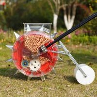 滾輪玉播種機 精播播種器 新款農用花生大荳多功能小型手推人工