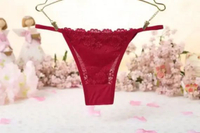 SEXY THONG UNDERWEAR CELANA DALAM WANITA G STRING C105 FREE Merah
