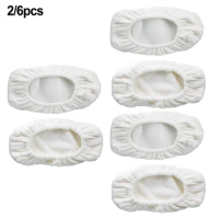 2/6 Pcs Mop Pads Compatible For Oreck For Steam-Mop STEAM100 STEAM100LRH Sweeping Roboat Vacuum Cleaner Accessories Spare Parts