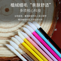 Hollow-handled lip brush, easy to carry, individually packaged. Soft bristles for applying lipstick,