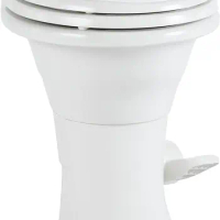 Dometic 310 Standard Toilet - Oblong Shape, Lightweight and Efficient with Pressure-Enhanced Flush, White Perfect for Modern RVs