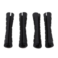 4/5pcs Bicycle Brake Cable Protector Housing MTB Road Fixed Gear Rubber Protective Sleeve Brake Shift Line Frame Bike Universal