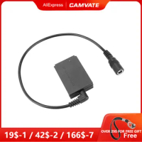 CAMVATE Canon LP-E12 (DR-E12) Dummy Battery&amp;DC Power Bank USB Cable To 2.1mm DC Cable for Canon EOS M / M2 / M10/ M50 / M100