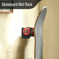 1 Pairs Skateboard Wall Mount Acrylic Skate Board Wall Holder Display Rack Indoor Floating Skateboard Storage Holder Stand