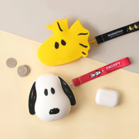 【SNOOPY 史努比】Peanuts矽膠零錢包(Snoopy 正版授權 糊塗塔克 附手腕帶)