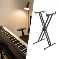 x Shaped Keyboard Stand Universal Portable Iron Digital Piano Stand for Stage