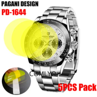 5PCS Pack For PAGANI DESIGN PD-1644 Watch Screen Protector Soft Film Ultra Thin Cover HD TPU Scratch Resistant