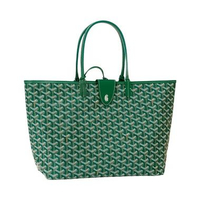 Goyard Saint Louis PM with Croc Tote Bag Green Green