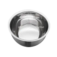 1PCS 3L IH 304 Stainless Steel Rice Cooker Inner Bowl for xiaomi mijia IHFB01CM Replacement white stainless Steel bowl