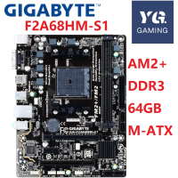 เมนบอร์ดใช้บนเดสก์ท็อป, กิกะบิต GA-F2A68HM-S1, DDR3 16GB, ซ็อกเก็ต FM2 FM2+ A68HM, A68, A58, A88XM