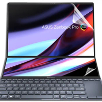 For ASUS Zenbook Pro 14 Duo OLED UX8402Z UX8402ZA UX8402ZE UX8402 ZA ZE 2022 14.5 inch laptop Keyboard Cover Screen Protector