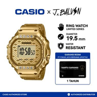 "CASIO RING WATCH Kolaborasi Jam Tangan Cincin Casio J Balvin CRW-001JB-9 Digital"