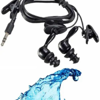 IPX8 Waterproof Headphone In-ear Swimming Headset Type 3.5mm Earphone For Mobile Phone Music MP3 MP4 Player