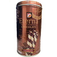 印尼Eterna 爆漿威化捲-350g/罐(巧克力風味) [大買家]