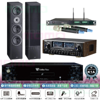 【金嗓】K1A+AV-8800+ACT-65II+Monitor Supreme 2002(6TB點歌機+卡拉OK擴大機+無線麥克風+落地型喇叭)