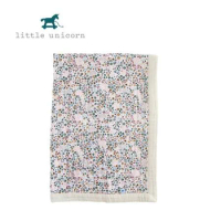 原廠授權【Little Unicorn】純棉寶寶毯 復古壓花