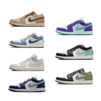 【NIKE 耐吉】AIR JORDAN 1 LOW 男鞋 女鞋 休閒鞋 運動鞋 AJ1 喬丹 多款任選(HQ3437101 &)