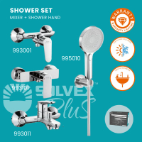 SOLVEX Plus Shower Set Stop Kran Panas Dingin Keran Dinding Mewah Elegan - Bath Mixer - Faucet  Pvc 